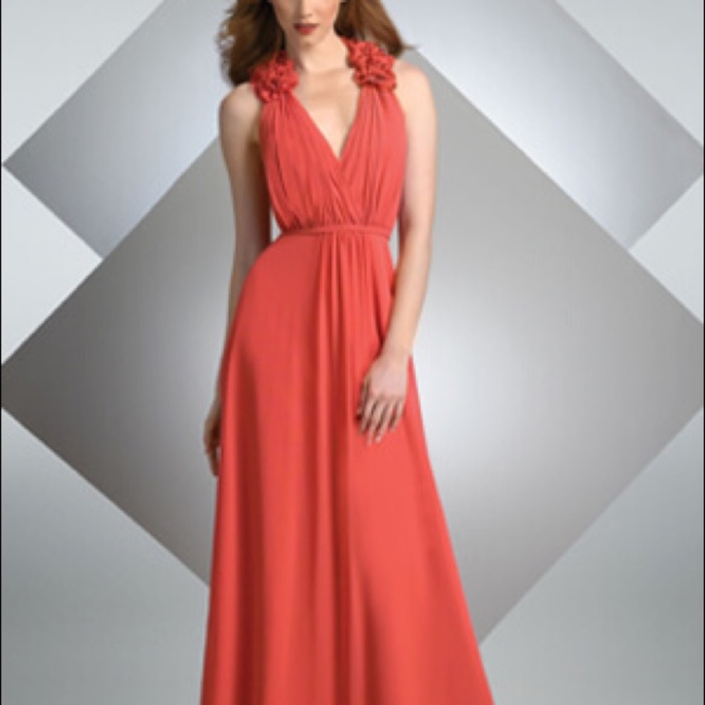 Bari Jay Pink Bridesmaid Dress